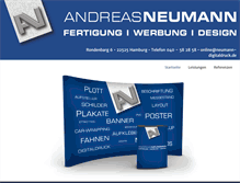 Tablet Screenshot of neumann-digitaldruck.de
